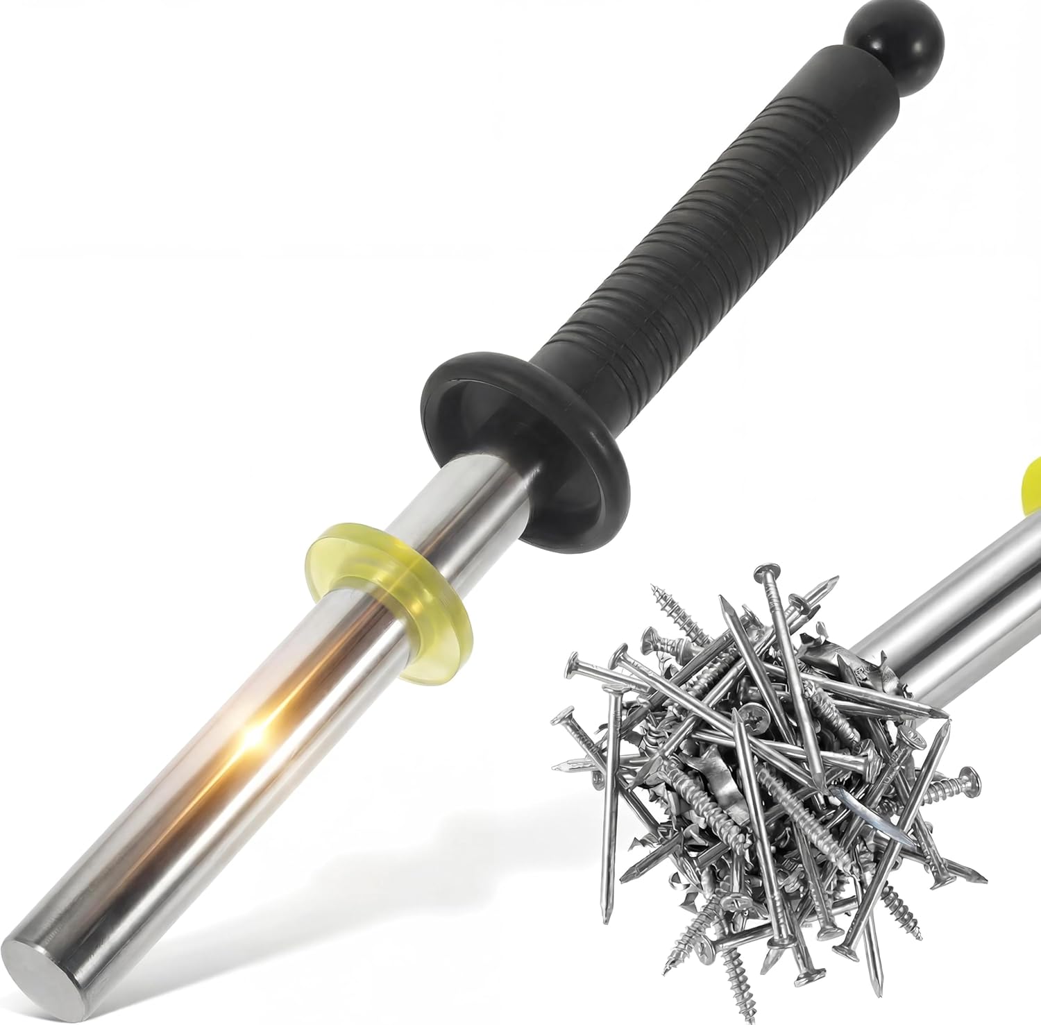 Magnetic Chip Collector Wand Release Tool - Magnetic Pickup Tool With Quick Release