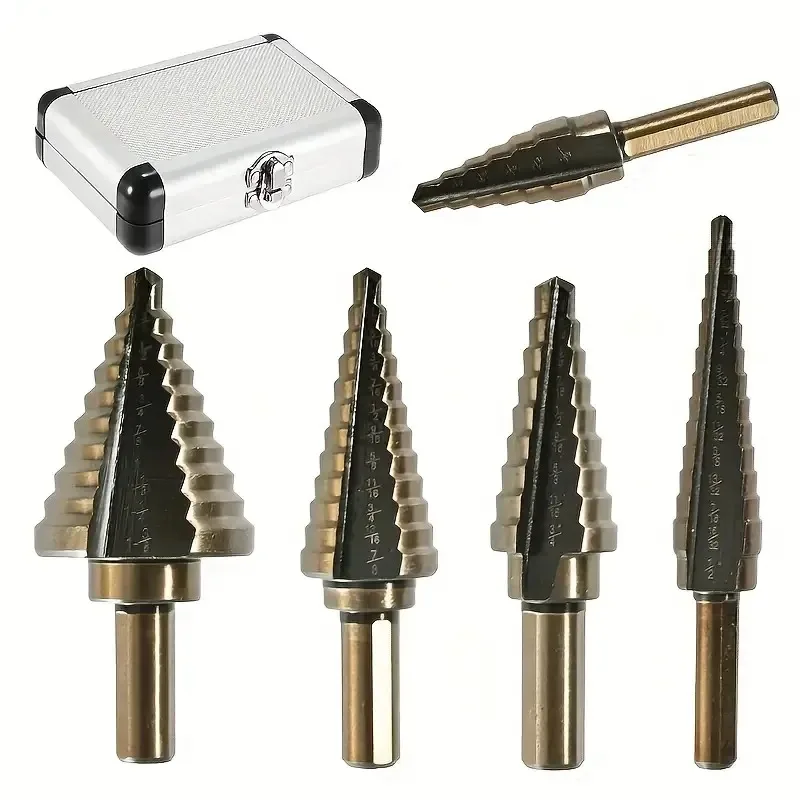 Carbon Steel Black Fillister H - Step Drill Bit Set Titanium Hss Cobalt ulasan dan harga