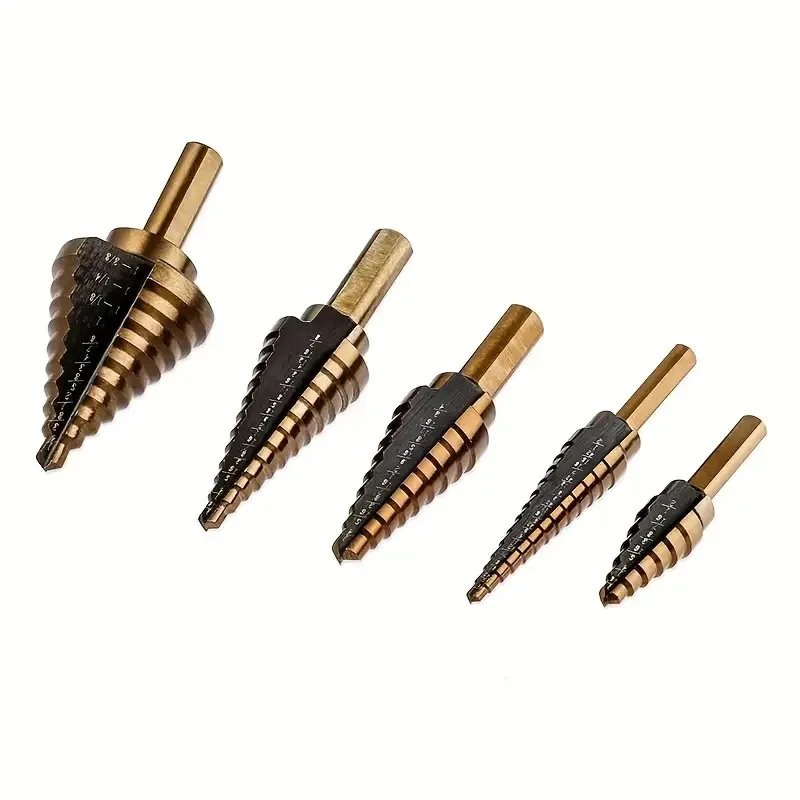 Carbon Steel Black Fillister H - Step Drill Bit Set Titanium Hss Cobalt ulasan dan harga