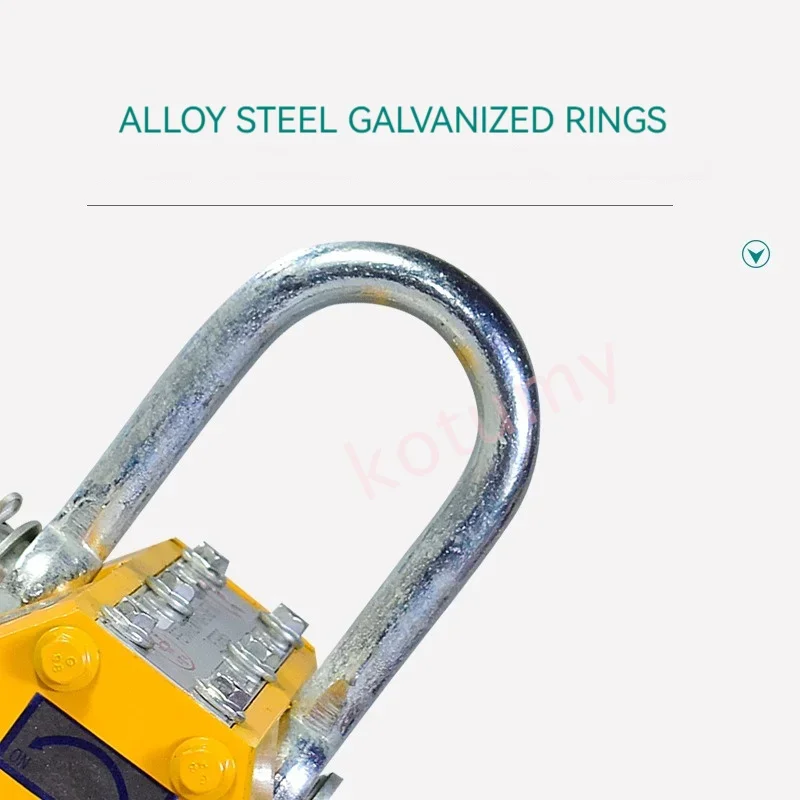 600Kg Capacity Steel Permanent - Magnetic Lifter Permanent Crane Hoist 600Kg ulasan dan harga