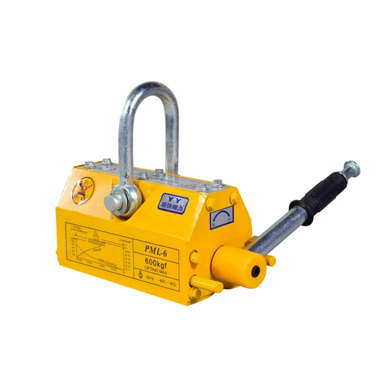 600Kg Capacity Steel Permanent - Magnetic Lifter Permanent Crane Hoist 600Kg ulasan dan harga